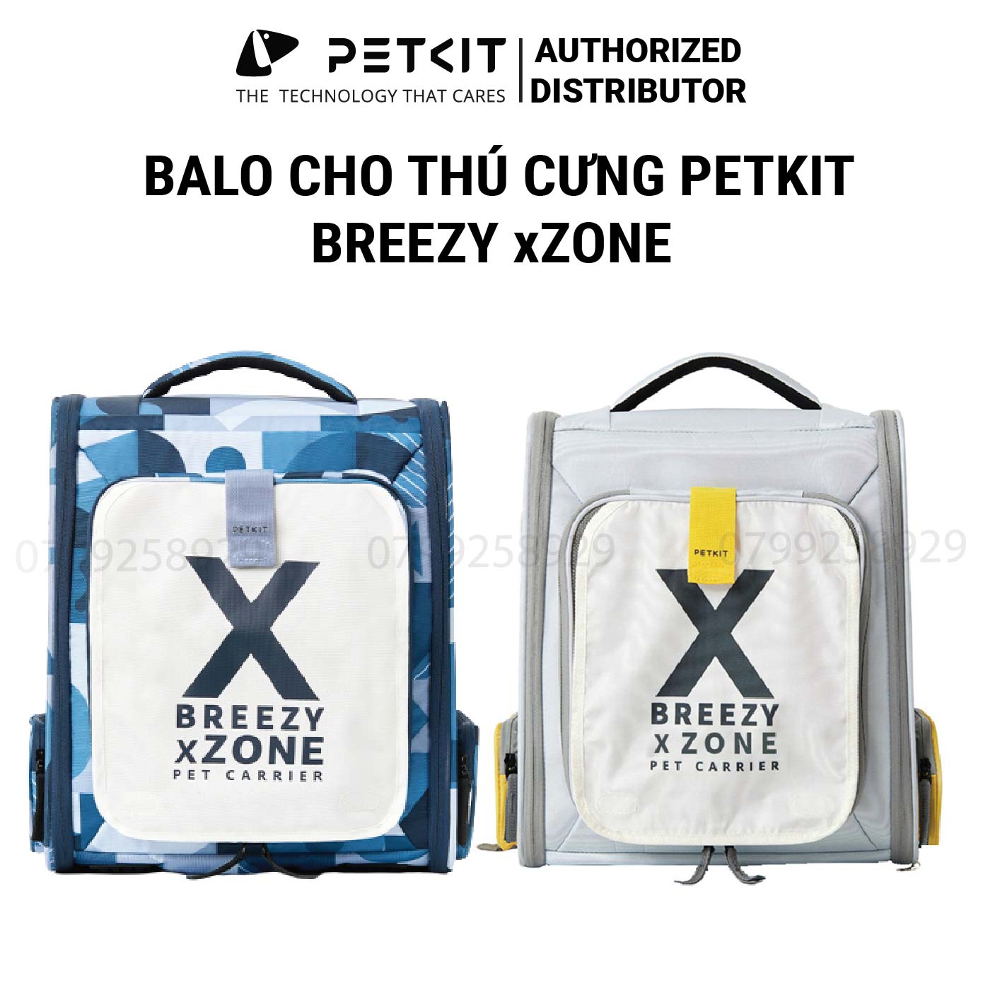 Balo Cho Thú Cưng, Balo Vải Cho Mèo, Chó, Thỏ Petkit Breezy xZONE