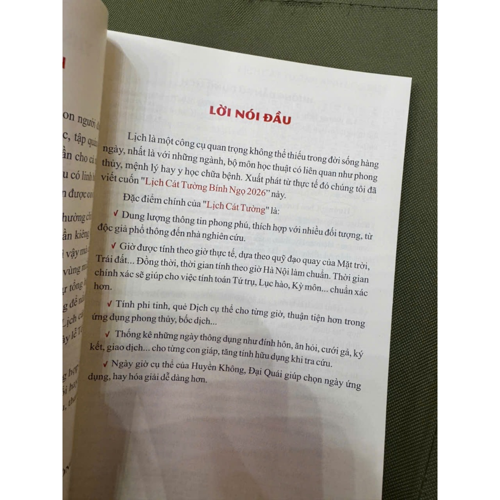 Lịch Cát Tường Bính Ngọ 2026 - Ths. Nguyễn Mạnh Linh - Huy Hoàng