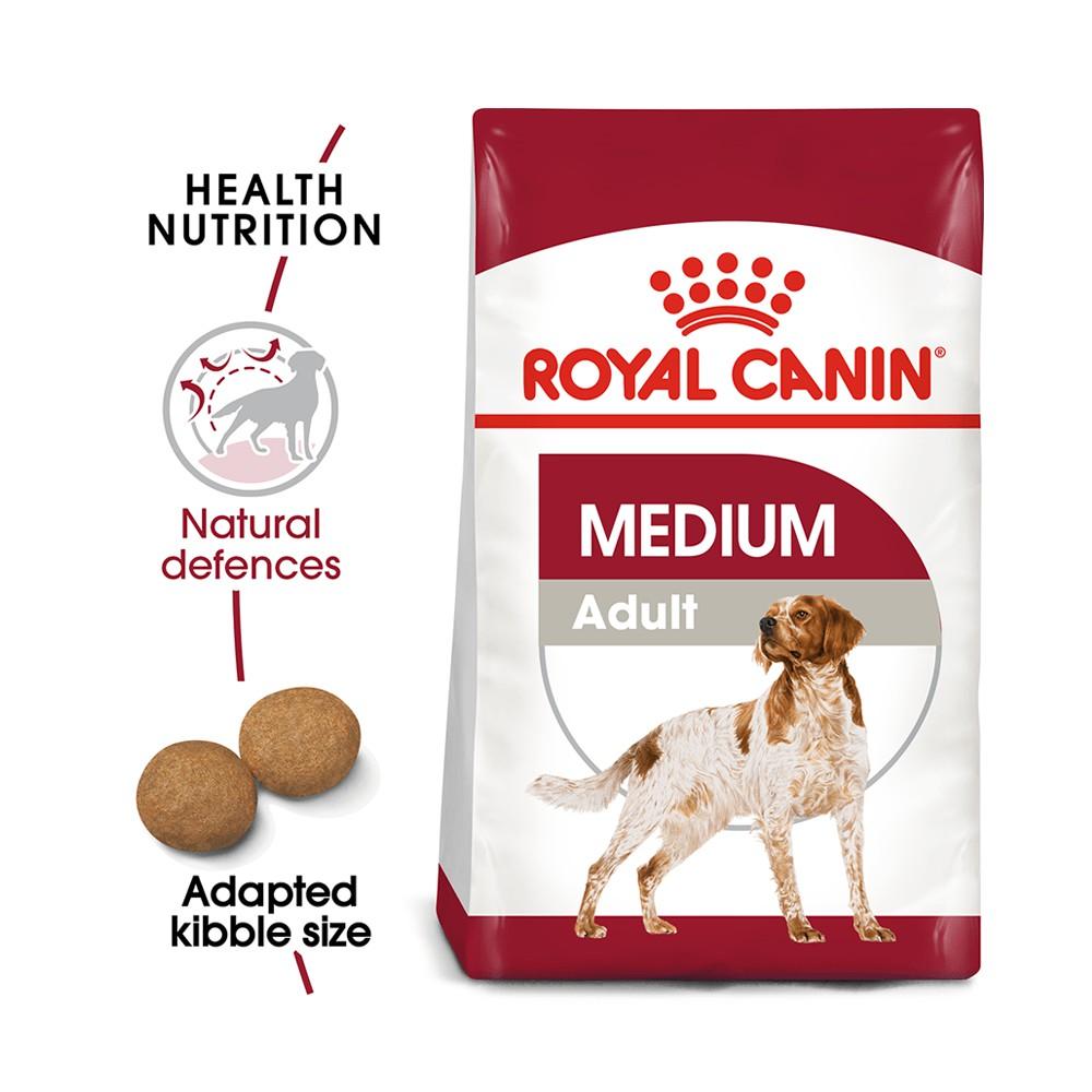 [1kg] Hạt Royal Canin Medium Adult Cho Chó Trưởng Thành Size Vừa