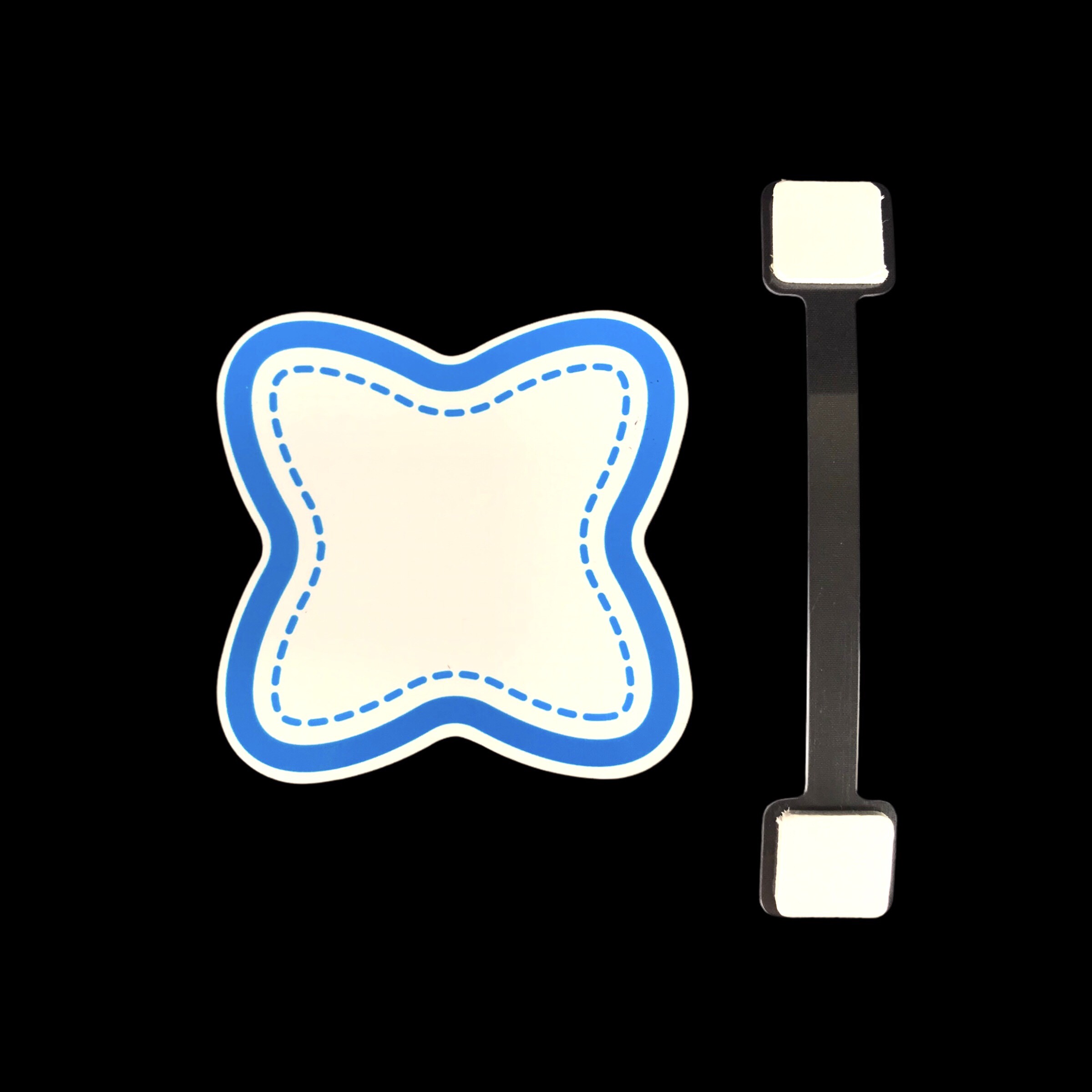 Wobbler nhựa 8cm dán formex 2mm - Bịch