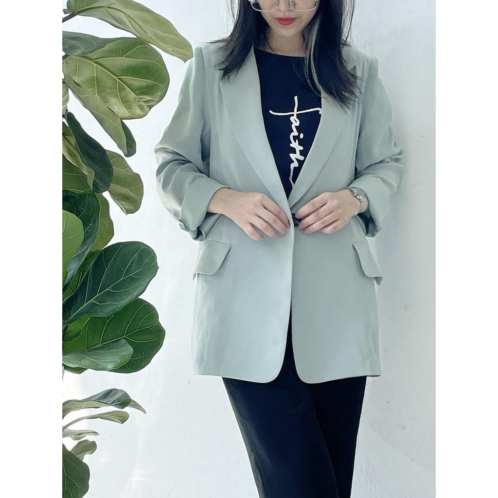 Áo khoác vest nữ dáng blazer thiết kế phong cách hàn quốc trẻ trung . Áo vest nữ công sở TK FASHION - VK242