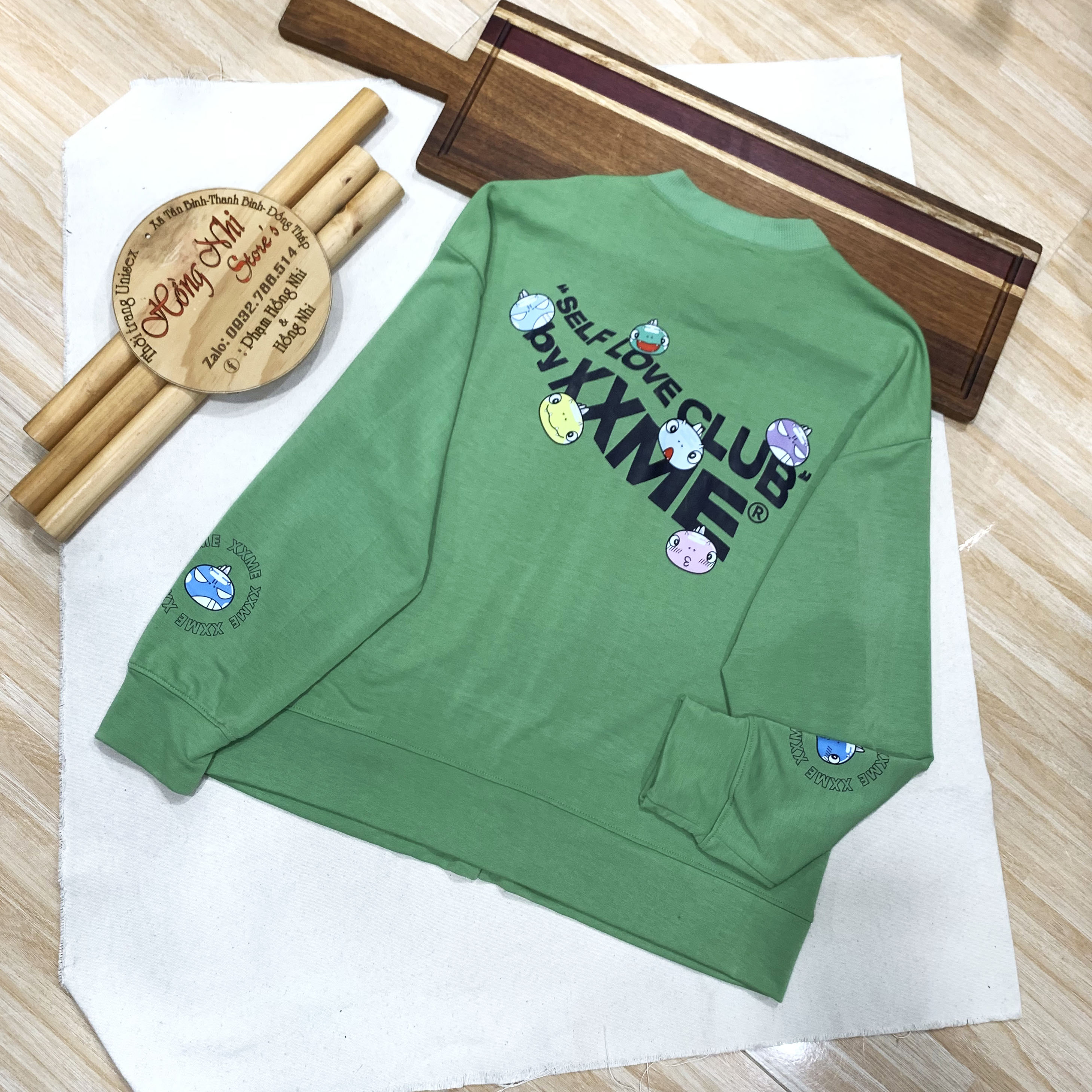 Áo Khoác Cardigan In Hình Oversize Ulzzang Unisex Dáng Rộng - MM