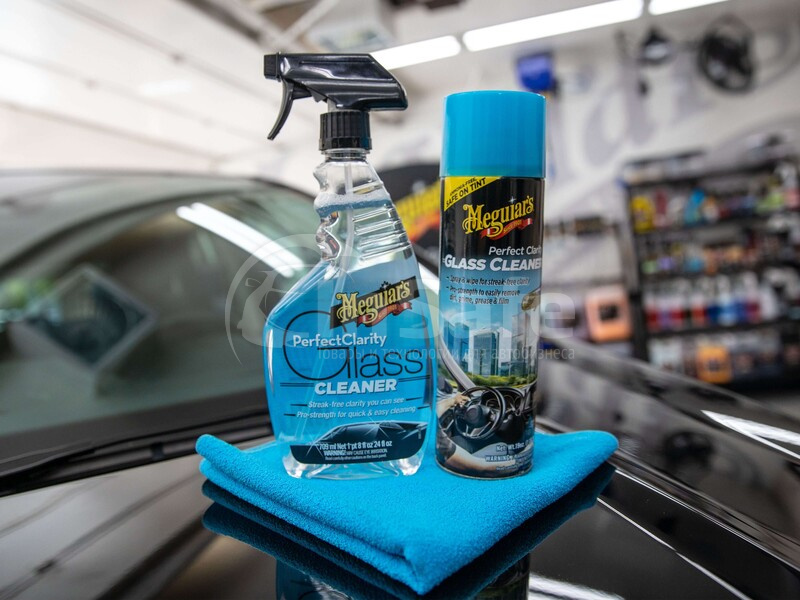 Meguiar's Khăn lau kính xe hơi (màu xanh) - Perfect Clarity Glass Towels, Blue - 1 Pack, X210300