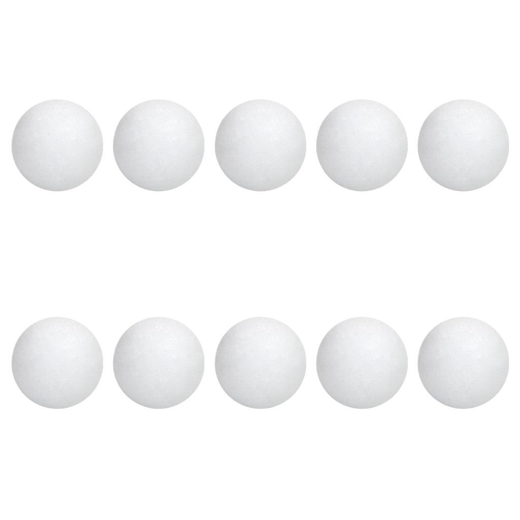 0 Pieces EVA Foam Golf Swing Exercises Practice Training Balls White