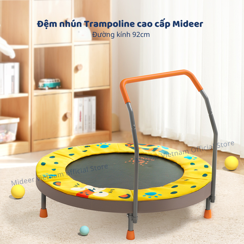 Trampoline cho bé gấp gọn nhà nhún Mideer Kids Trampoline