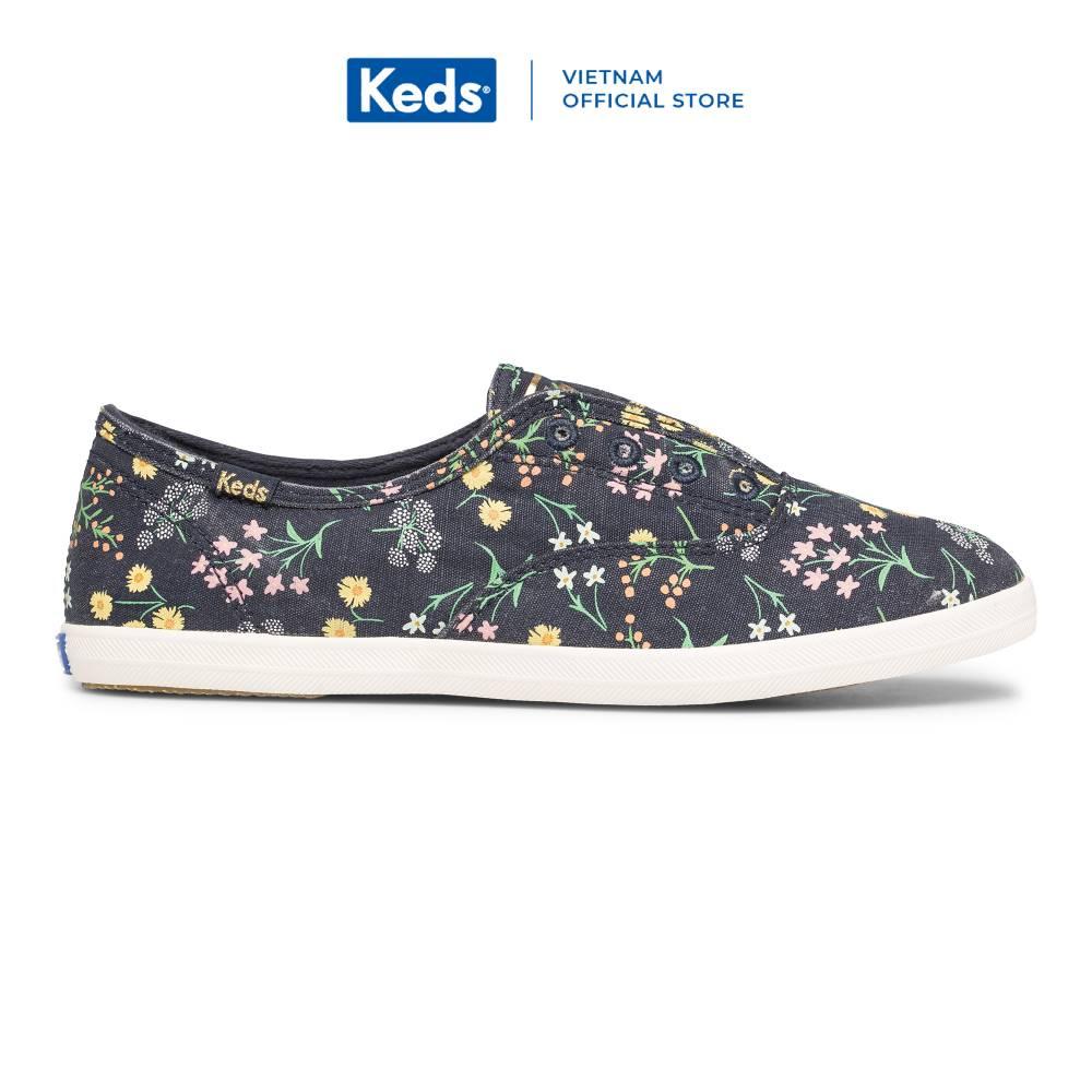 Giày Thể Thao Keds Nữ- Keds x Rifle Paper Co. Chillax Petite Fleurs Printed- KD065565WF