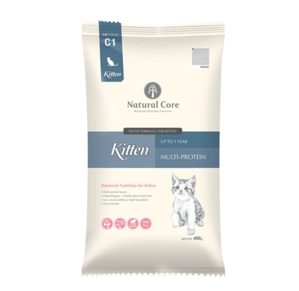 HẠT MÈO CON - NATURAL CORE C1 KITTEN THỊT GÀ &amp; CÁ HỒI - SẢN PHẨM HÀN QUỐC