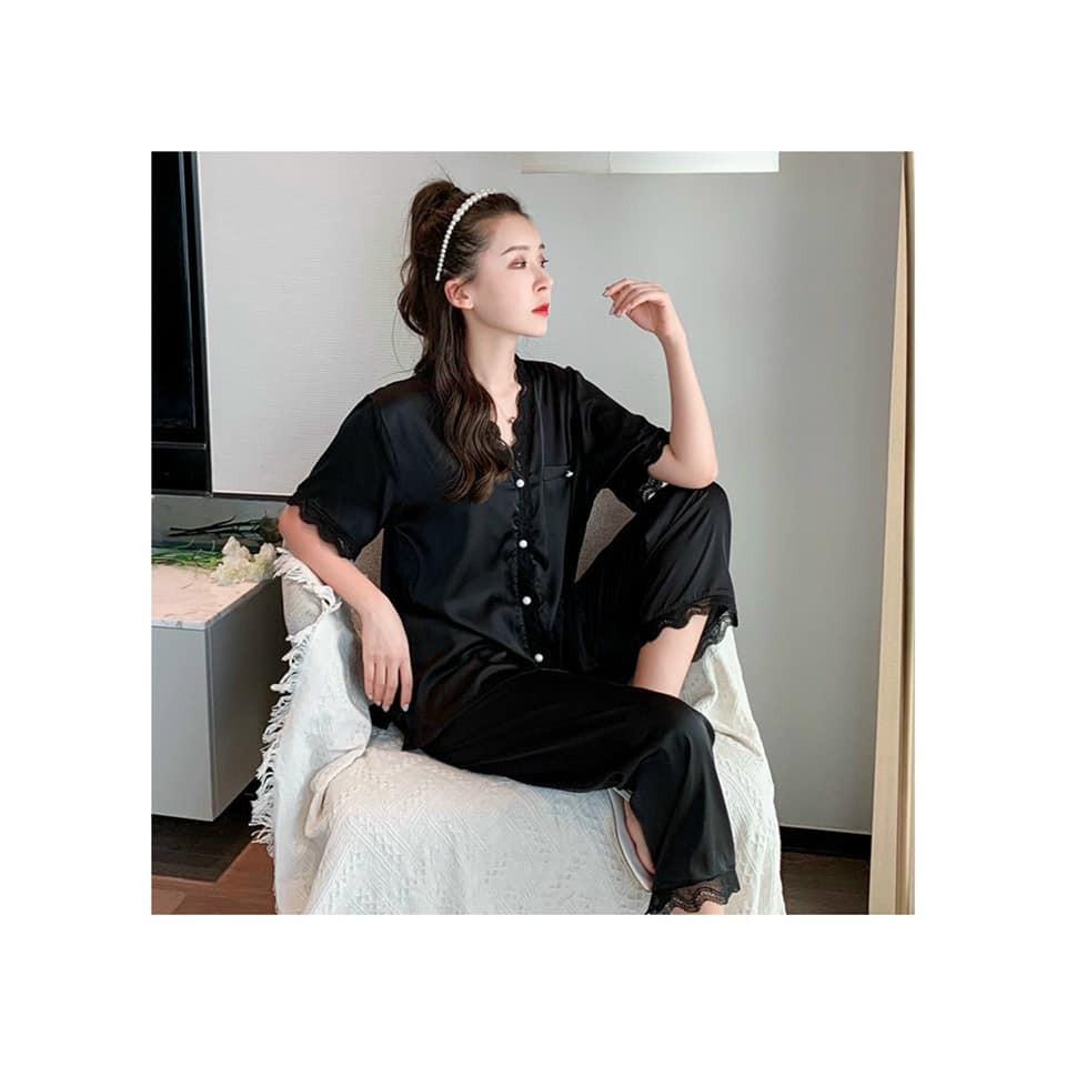 Đồ Ngủ Lụa Cao Cấp Trơn Đơn Giản