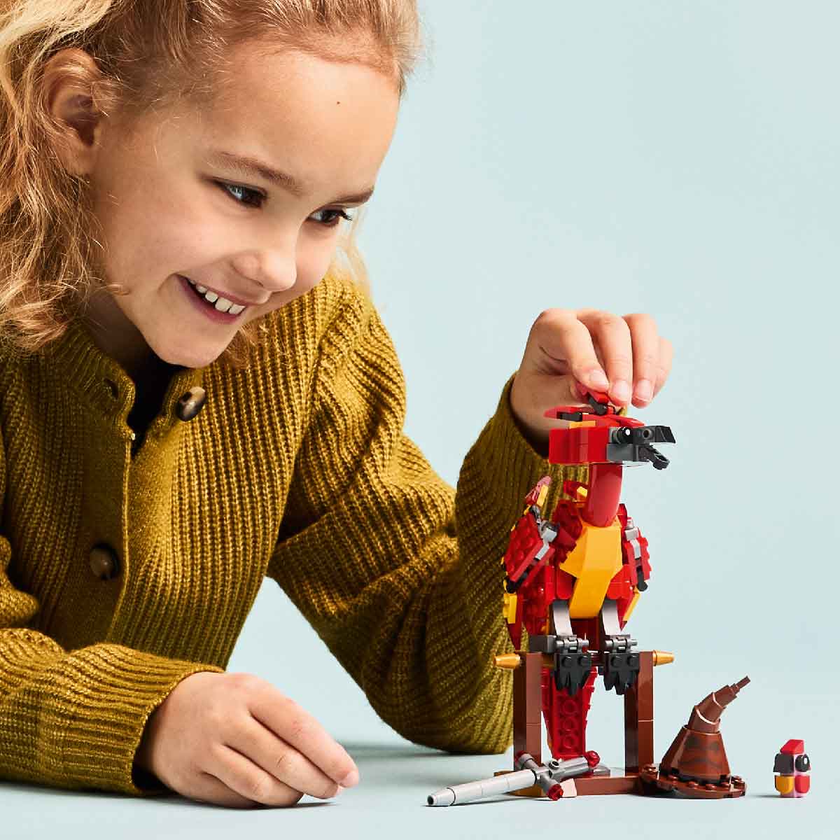 LEGO HARRY POTTER 76448 Đồ Chơi Lắp Ráp Phượng Hoàng Lửa Của Dumbledore (299 chi tiết)