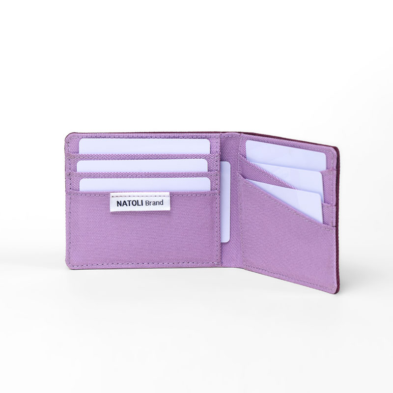 Ví ngang nam Simple Horizontal Wallet chính hãng NATOLI đựng tiền, thẻ nhiều ngăn nhỏ gọn cao cấp
