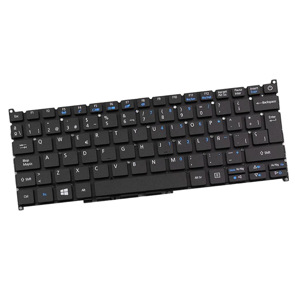 Spanish Replacement Laptop Keyboard Repair Part for Aspire ES1 132