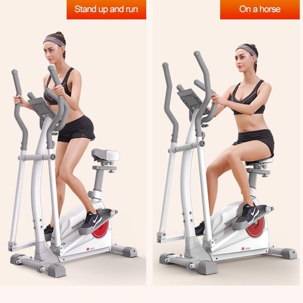 Xe Đạp Tập Thể Thao AIRBIKE SPORTS Trắng - Xám (Elliptical) MK286