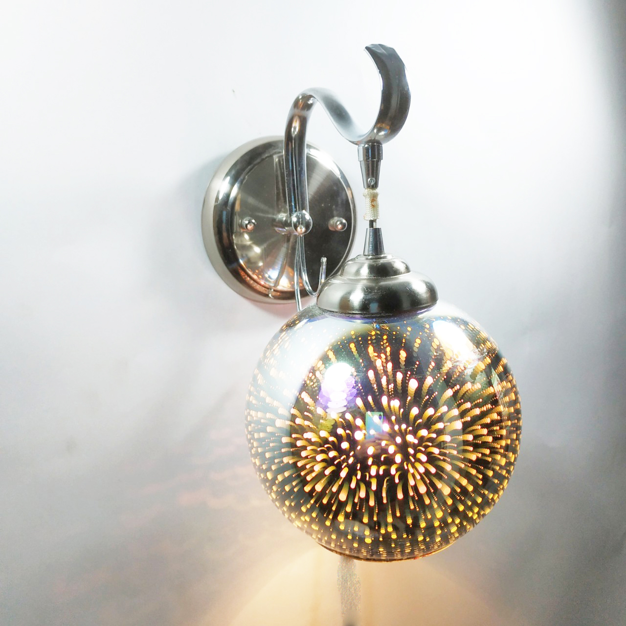 Đèn gắn tường - đèn tường - đèn vách quả cầu lửa 3D trang trí siêu lung linh - đã kèm bóng LED MAI LAMP