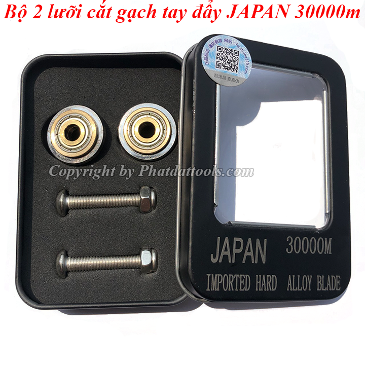 Bộ 2 Lưỡi Cắt Gạch Tay Đẩy Japan