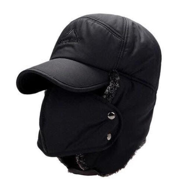 MŨ LÔNG KÈM KHẨU TRANG Mũ SUPPLEX siêu ấm siêu hót