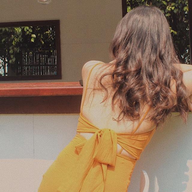Đầm 2 dây sine