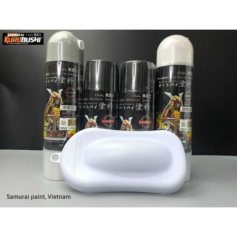 Sơn xịt Samurai Kurobushi - màu trong kim loại mờ F1M (400 ml)