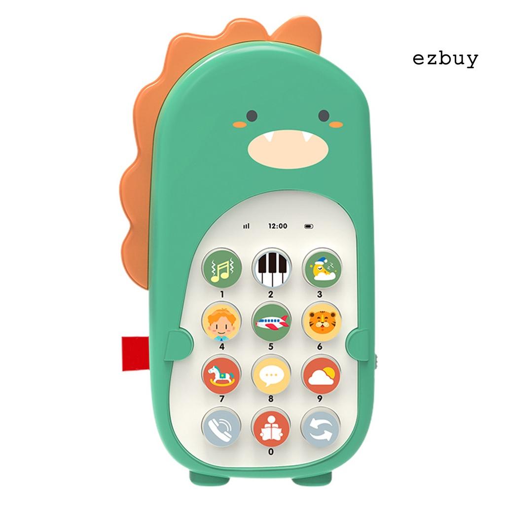 EY-Mobile Toy Dinosaur Shape Multifunctional ABS Simulation Phone Educational Toy for Gifts