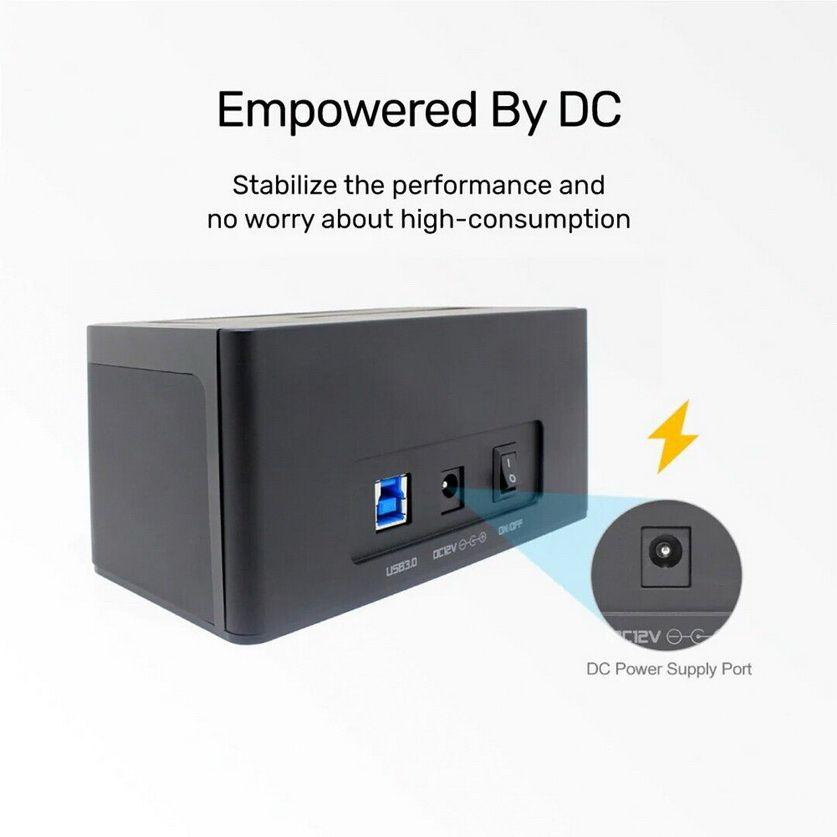 Đế cắm ổ cứng Hdd Docking Usb 3.0 To Sata Unitek Y-1078 - HÀNG CHÍNH HÃNG