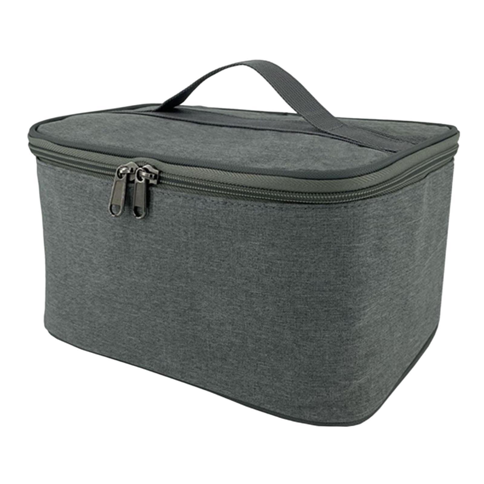 36x21cm Utensil Organizer Storage Bag Tote Tableware Carrier Brown