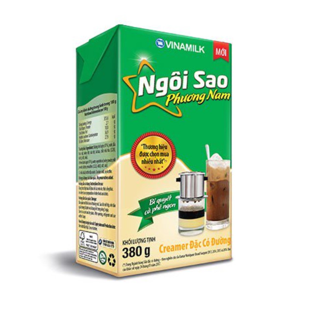 Creamer Đặc Ngôi Sao Phương Nam Xanh Lá - 24 Hộp Giấy 380G