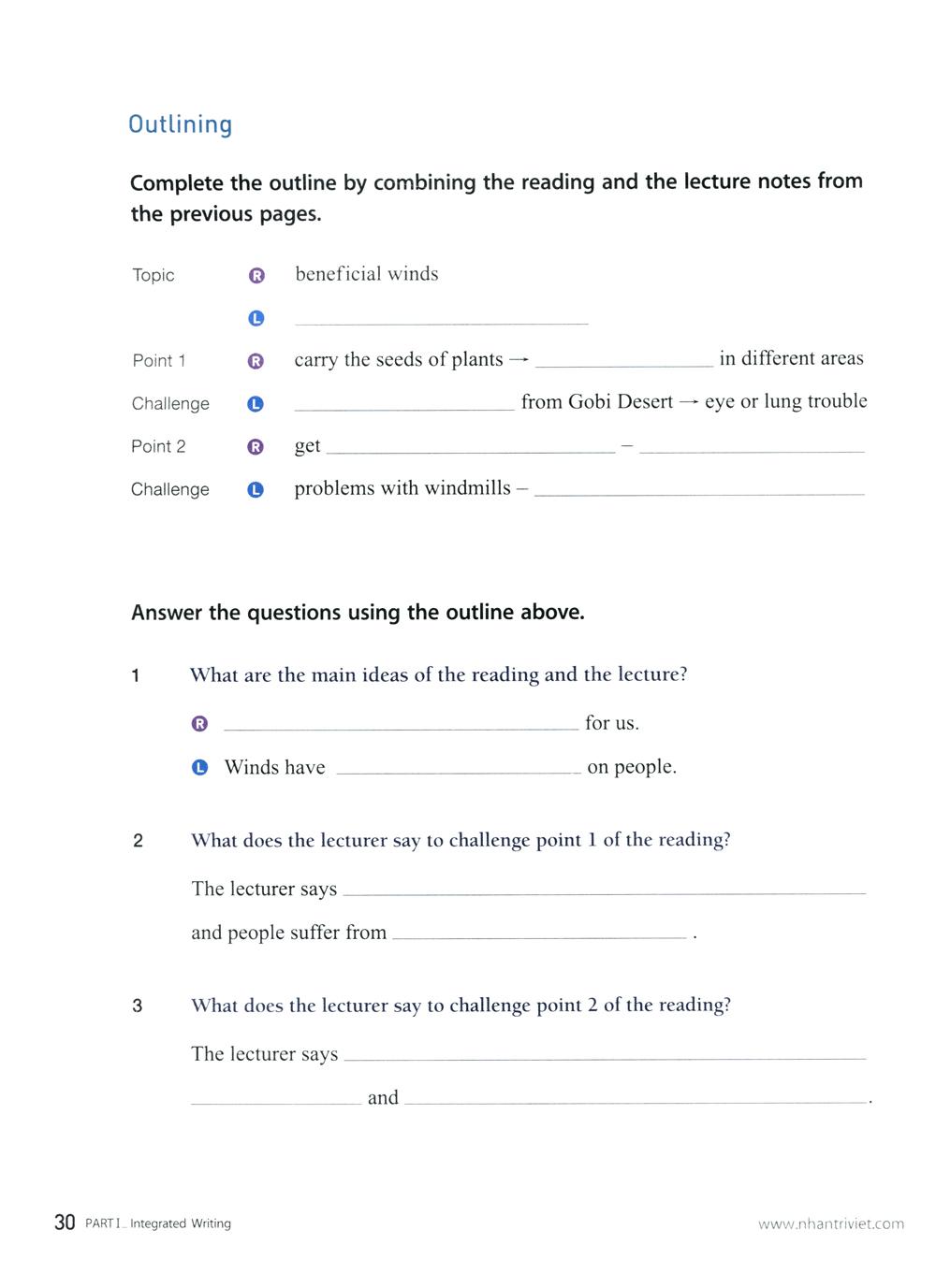 TOEFL iBT Activator Writing Intermediate