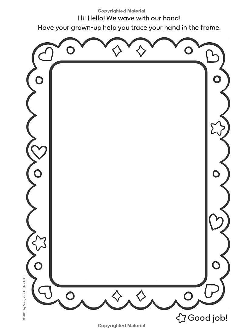 Sách ngoại văn: Ms. Rachel - My First Coloring Book