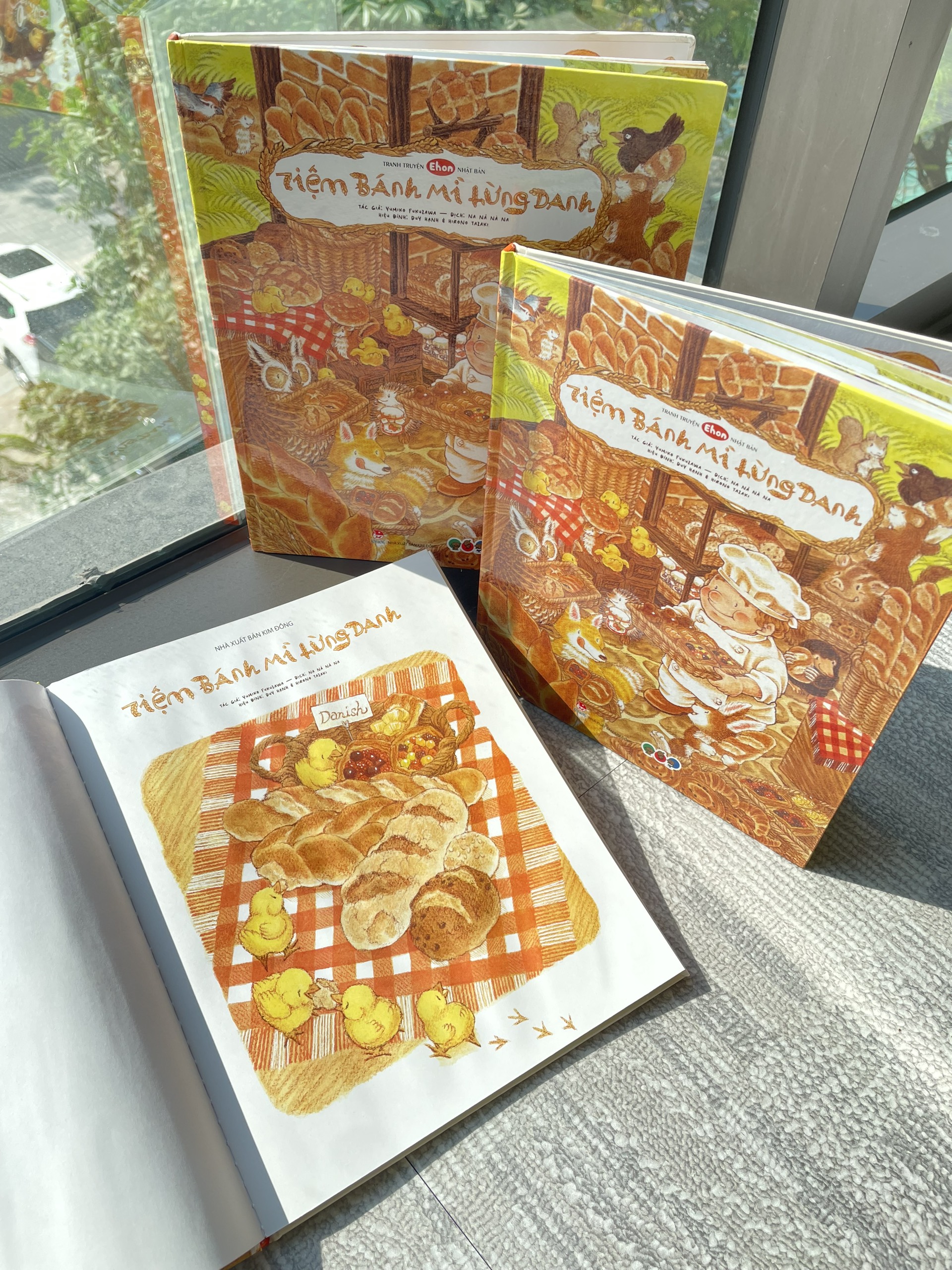 Bộ 3 cuốn Ehon bìa cứng &quot;lừng danh&quot; - Tiệm súp lừng danh, Tiệm bánh mỳ lừng danh, Tiệm mật ong lừng danh - Mọt sách Mogu