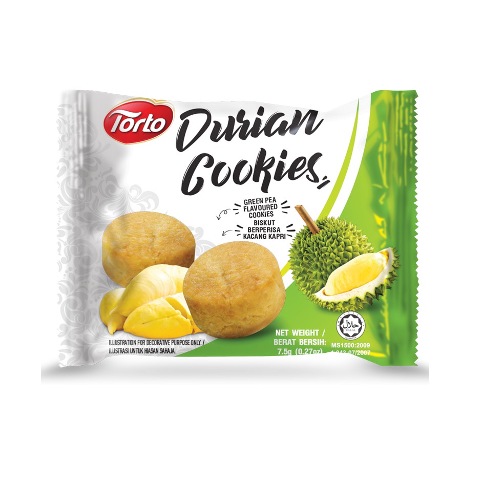 Bánh quy Châu Á nhiều vị White castle nhập khẩu Malaysia 144g Torto Asian Cookies