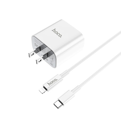 Hình ảnh Bộ Sạc Nhanh PD 20W Cho iPhone, iPad Hoco C76 Plus - Chuẩn Type-C To IP - Hàng Chính Hãng