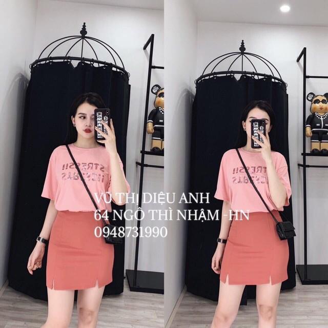 sỈ Sét áo hồng + cv xẻ có quần trong chất đẹp ảnh thật và clip