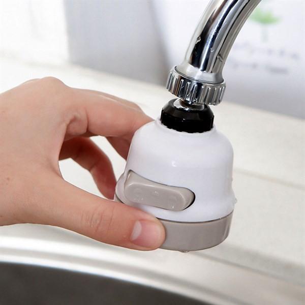 Đầu vòi tăng áp bồn rửa bát xoay 360 độ tiện dụng dài 5cm