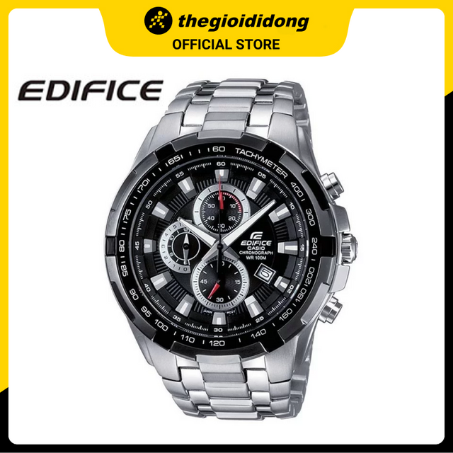 ĐỒNG HỒ KIM NAM DÂY KIM LOẠI EDIFICE EF-539D-1AVDF BẠC - Hàng chính hãng