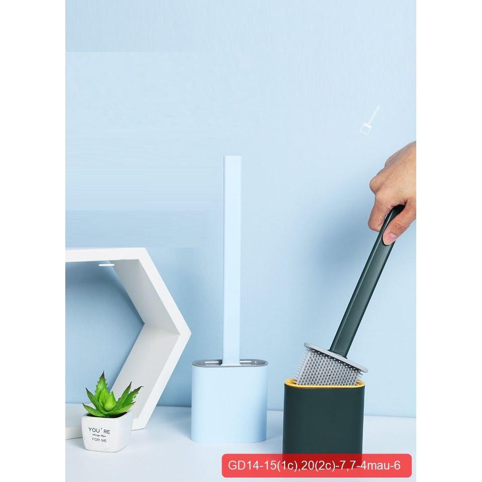 Chổi Cọ Toilet Đa Năng Đầu Cao Su Siêu Mềm - Mẫu Mới Nhất 2020