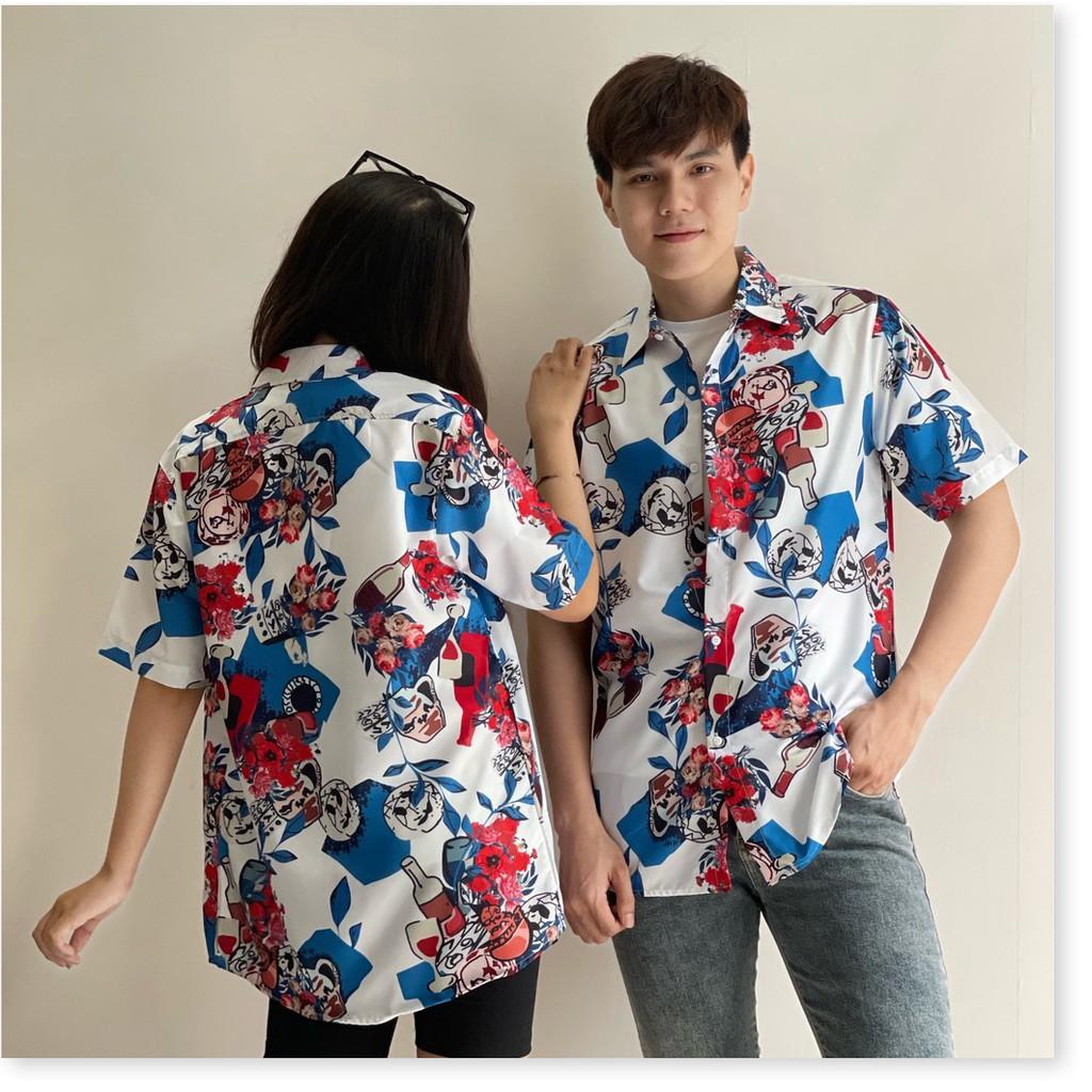 ÁO SƠ MI HOẠ TIẾT HOA MÀU CỰC ĐẸP , HOT 2021 THỜI TRANG NEMO36 STORE