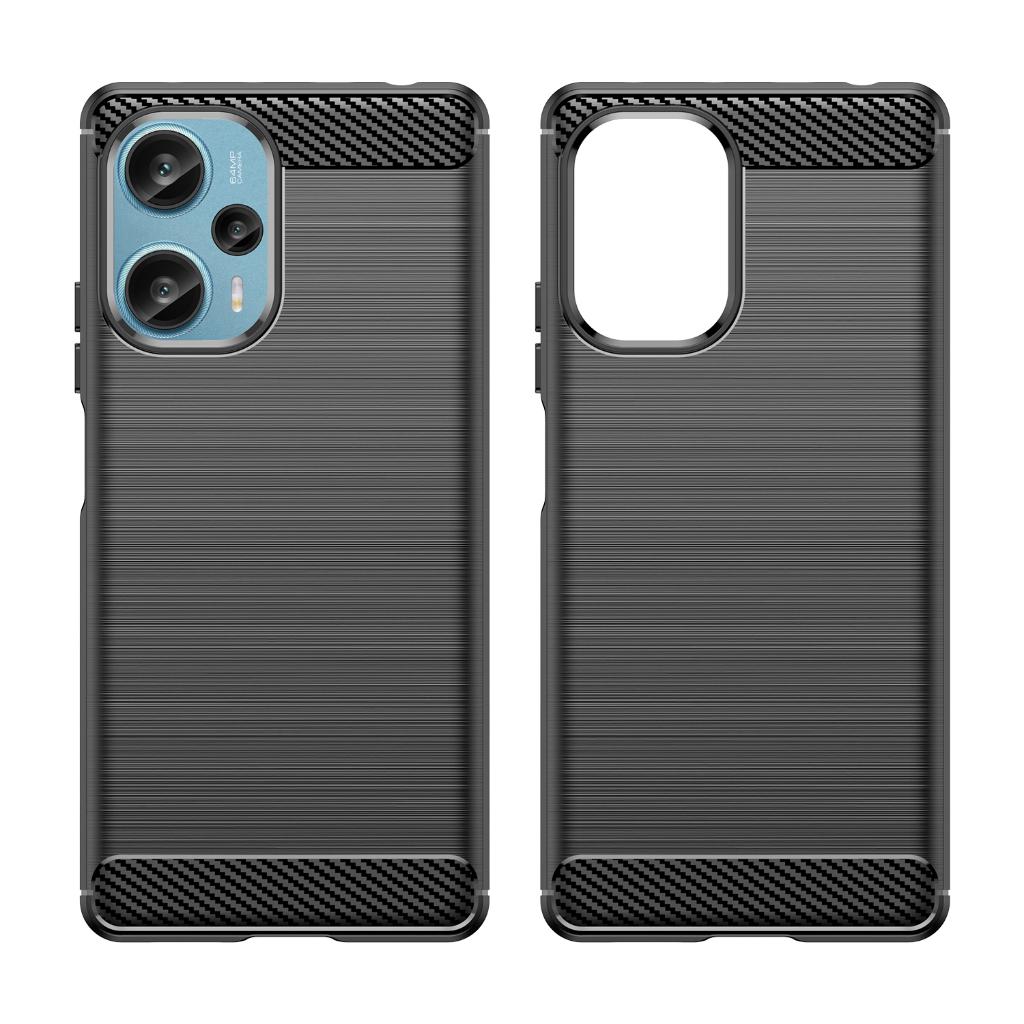 Ốp lưng Xiaomi Redmi Note 12 Turbo, Poco F5 silicone mềm Carbone phay xước chống sốc chống vân tay
