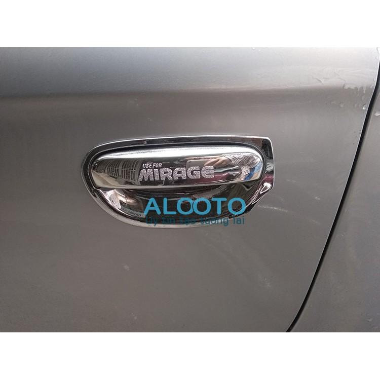 Ốp trang trí tay hõm cửa xe Mirage mạ crom