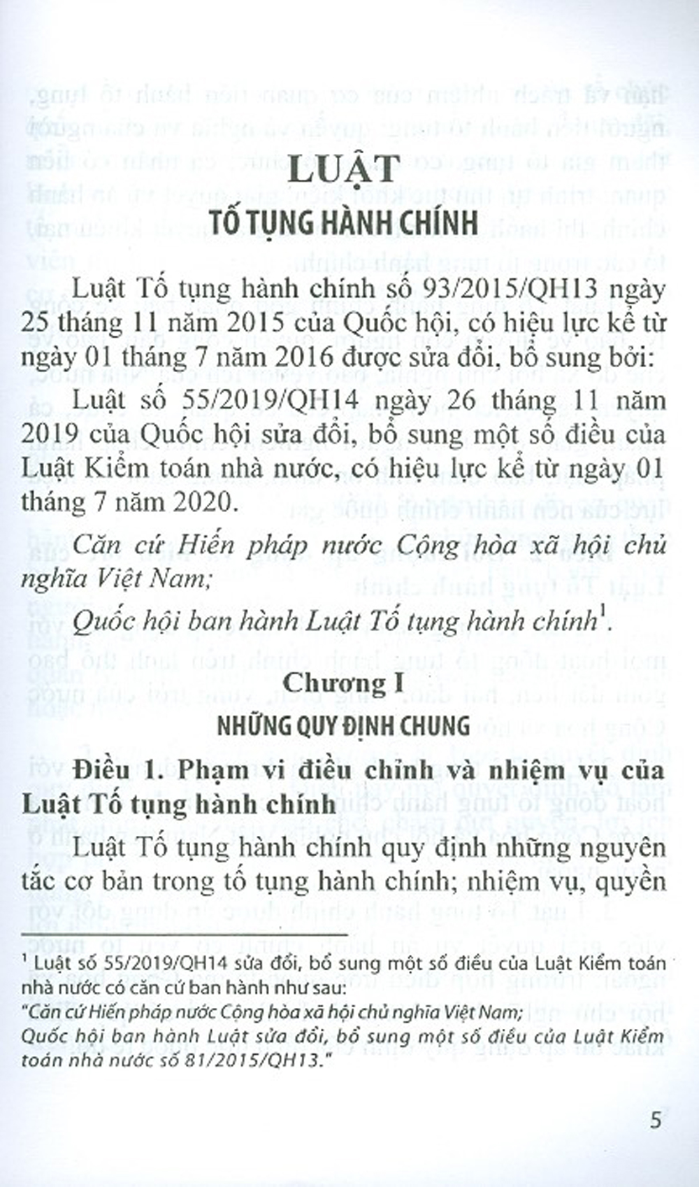 Luật Tố Tụng Hành Chính