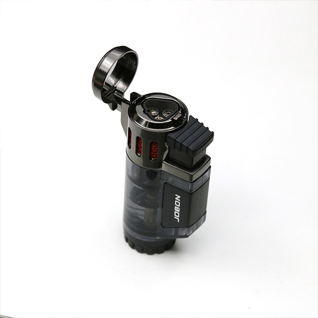 Vỏ Hột Quẹt Bật Lửa Khò 3 Tia Jobon ZB-373 Thiết Kế Nhỏ Gọn Độc Lạ Lửa Khò Mạnh Mẽ - Dùng Gas Cao Cấp