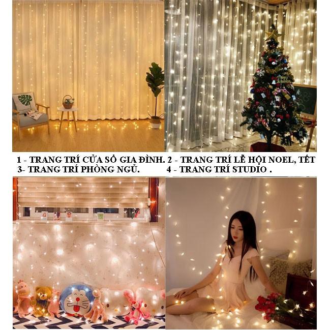 Đèn Led Trang Trí Ngôi Sao Dài 6M - 40  Bóng Trang Trí Noel Lễ Tết