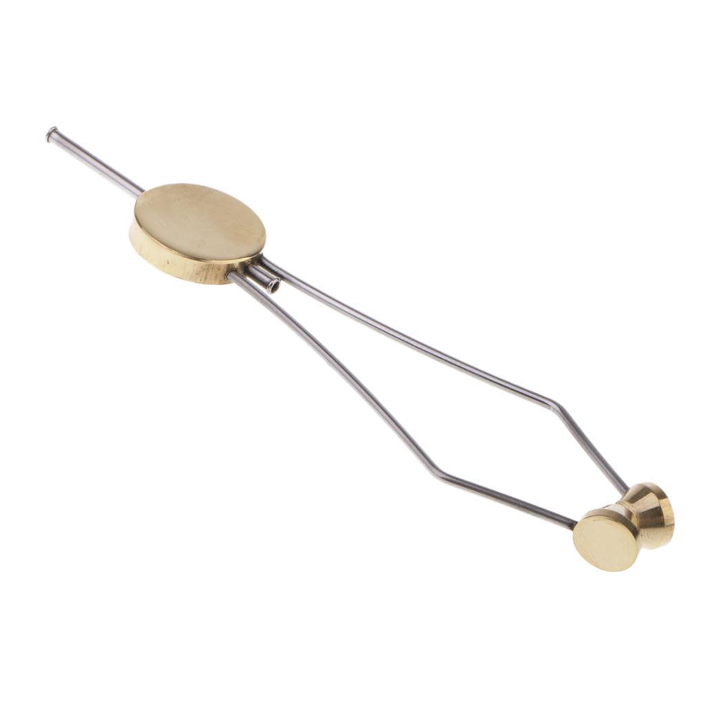 4xStainless Steel And Brass Bobbin Holder, Disc Bobbin Holder, Fly Tying Tools