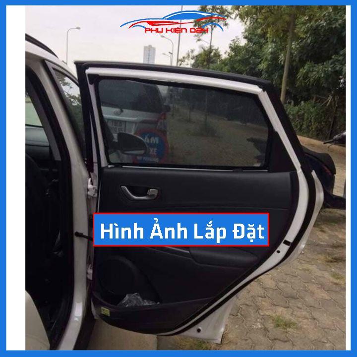 Bộ 4 rèm chắn nắng nam châm Mazda CX-5 2014-2015-2016-2017 khung cố định chống tia UV