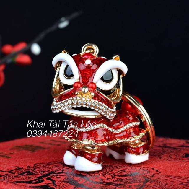 Móc khoá kỳ lân sư may mắn siêu dễ thương