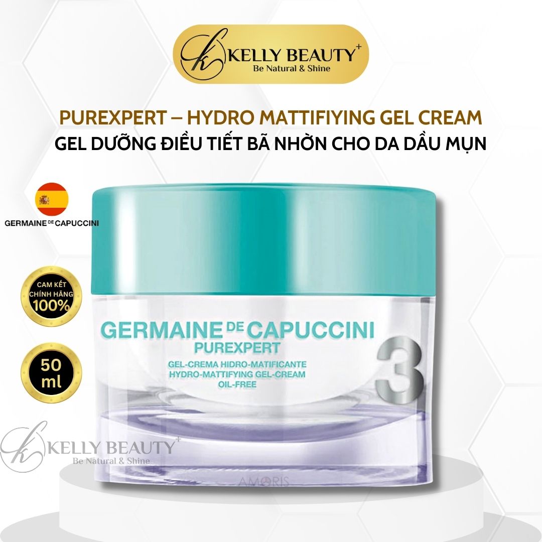 Kem Dưỡng Cho Da Dầu Mụn Germaine PUREXPERT Hydro Mattifiying Gel Cream | Kelly Beauty