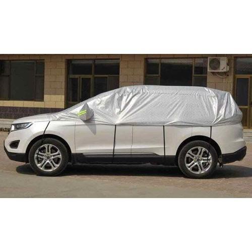 Bạt phủ nửa xe ô tô - Bạt trùm nóc xe hơi chống nóng, chống xước, chống mưa, cho các dòng xe 4 chỗ, 7 chỗ