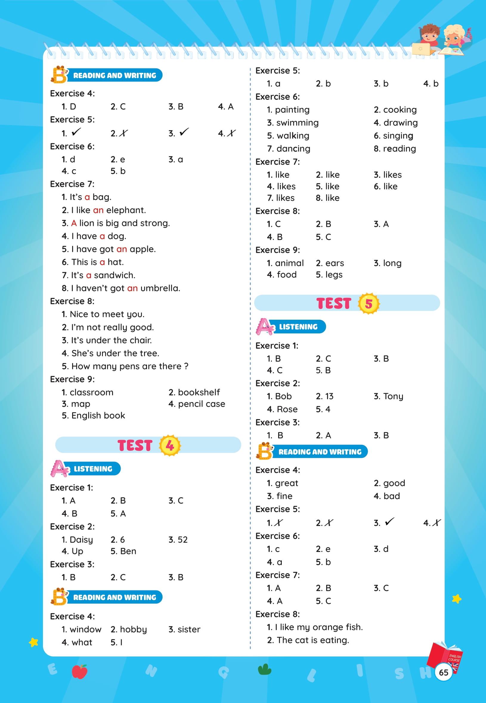 Sách - Phiếu Ôn Hè Tiếng Anh Lớp 3