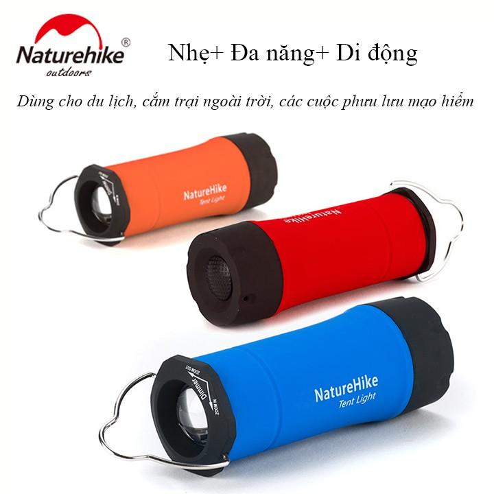 Đèn pin xách tay mini Naturehike cao cấp đèn led trang trí, treo lều, du lịch, cắm tr