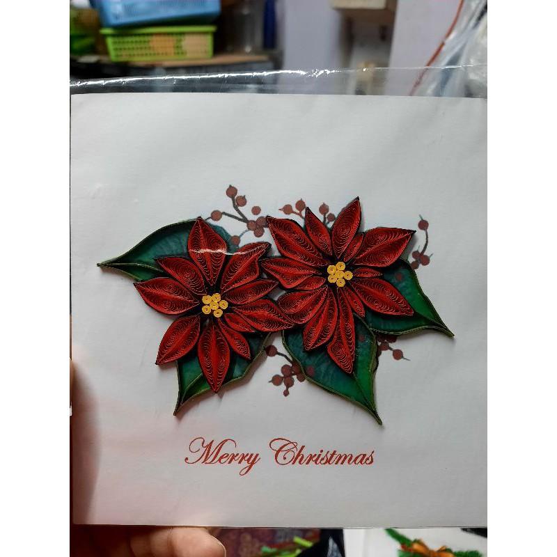 THIỆP QUILLING, THIỆP HANDMADE NOEL