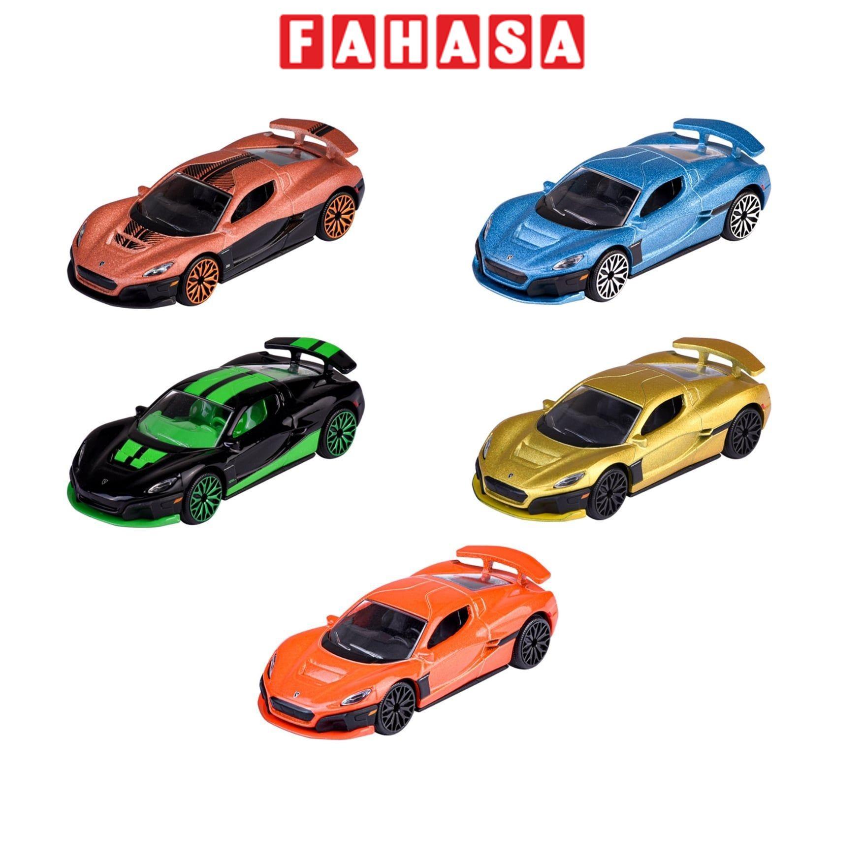 Bộ 5 Đồ Chơi Mô Hình Xe 5 Pieces Giftpack - Majorette 8502005000 - Rimac Nevera