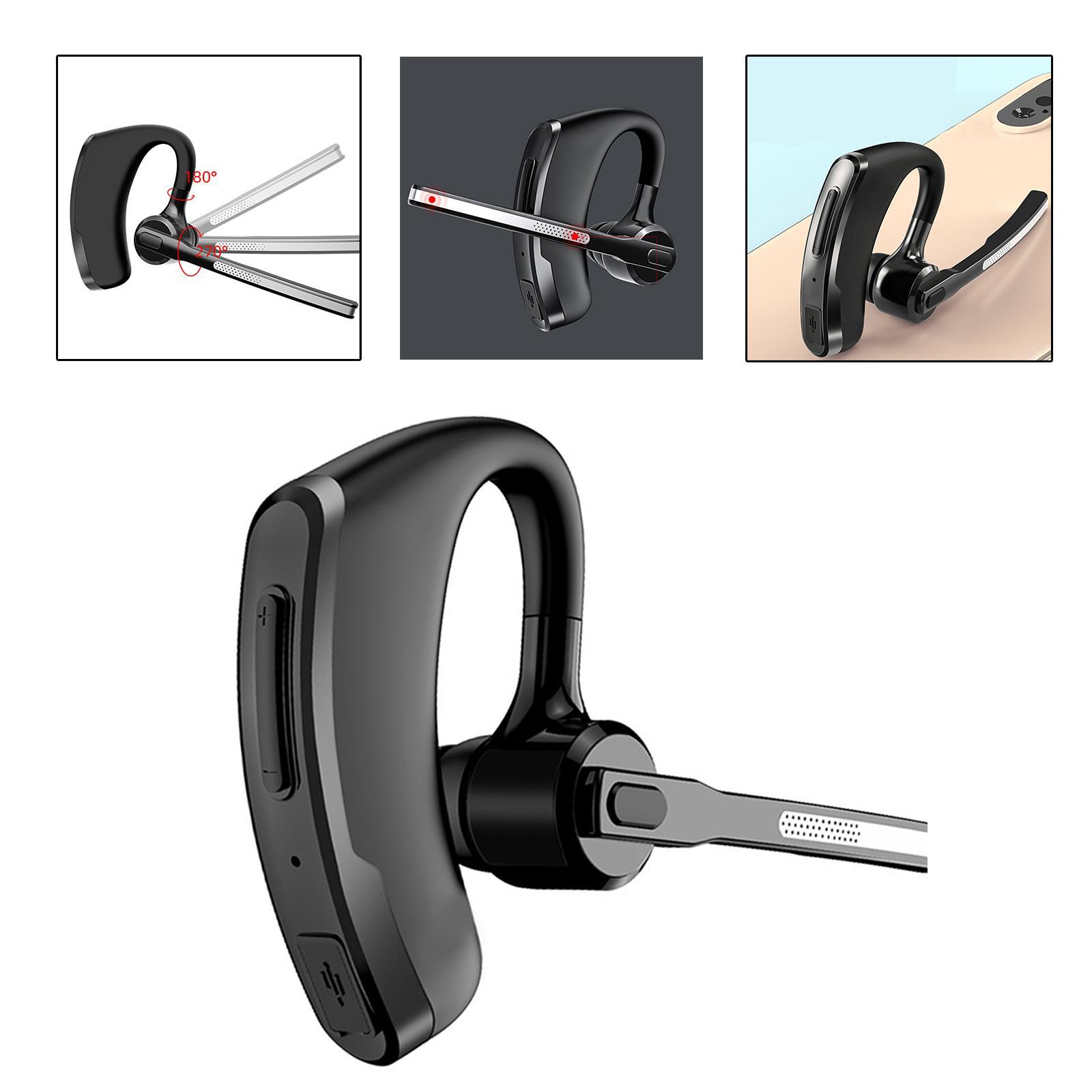 Handsfree Wireless Bluetooth Mono Handset Headset Earpiece for Driving